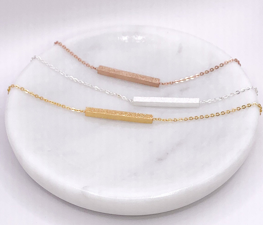 Bracelet minimaliste à barre, cadeau pour meilleure amie, bracelet d'âme sœur, bracelet d'amitié, cadeau d'anniversaire pour meilleure amie