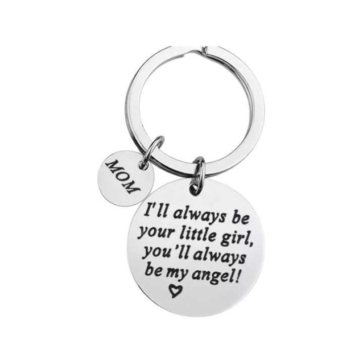 I’ll Always Be Your Little Girl Keychain, Mother of The Bride Gift from Daughter, Mom Keychain, Dad Keychain, Gift for Mother, Moving Away