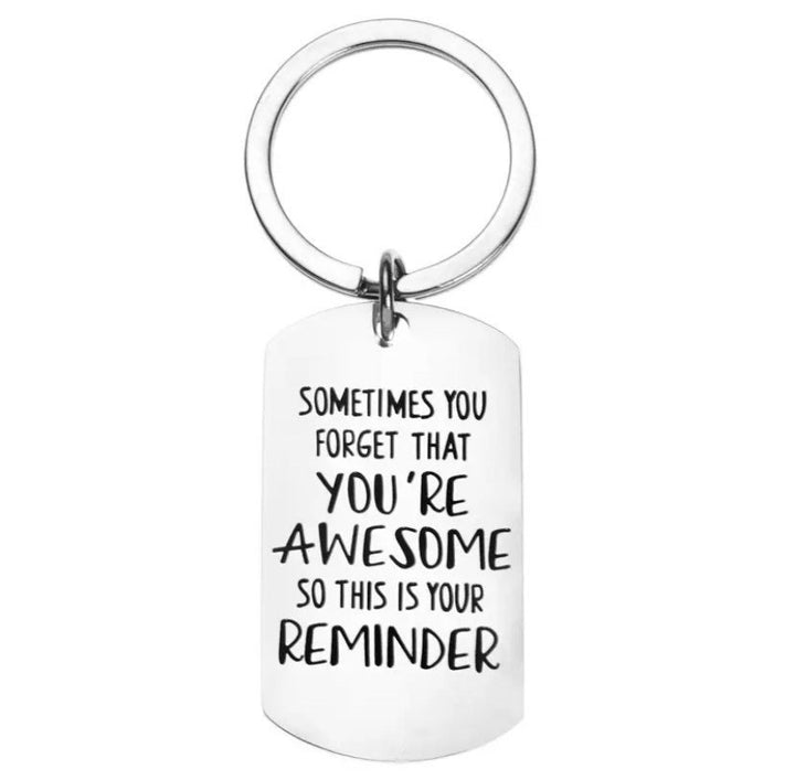 Reminder Gift, You’re Awesome Keychain, Uplifting Gift, Friendship Keychain, Cute Cheer Up Gift, Gift for Best Friend, Birthday Gift