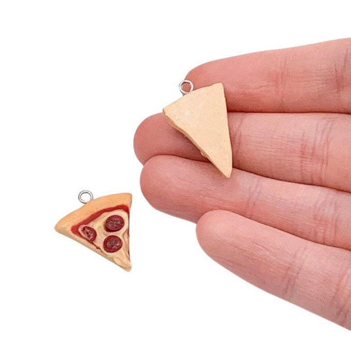 Porte-clés pizza, Amoureux de la pizza, Cadeau mignon pour elle, Accro à la pizza, Porte-clés unique, Breloque part de pizza, Cadeau humoristique, Cadeau gourmand, Malbouffe