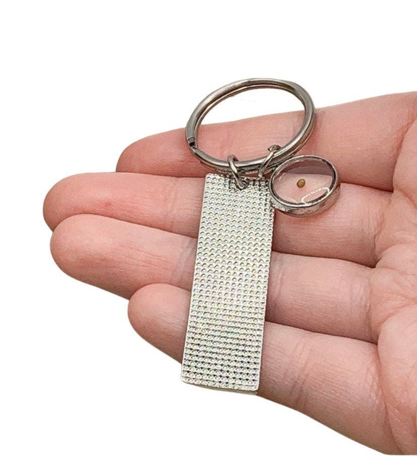 Porte-clés « Foi comme une graine de moutarde », Porte-clés « Croire », Cadeau religieux, Cadeau de foi, Cadeau pour marraine, Cadeau de première communion, Cadeau de confirmation