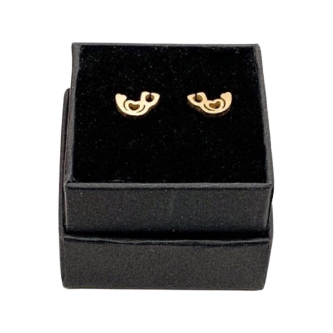 Tiny Stethoscope Stud Earrings, Love Nursing Gift, Medical Student Gift, Nursing Student Gift, Nurse Jewelry, Nurse Graduation Gift