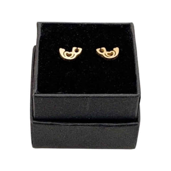 Tiny Stethoscope Stud Earrings, Love Nursing Gift, Medical Student Gift, Nursing Student Gift, Nurse Jewelry, Nurse Graduation Gift