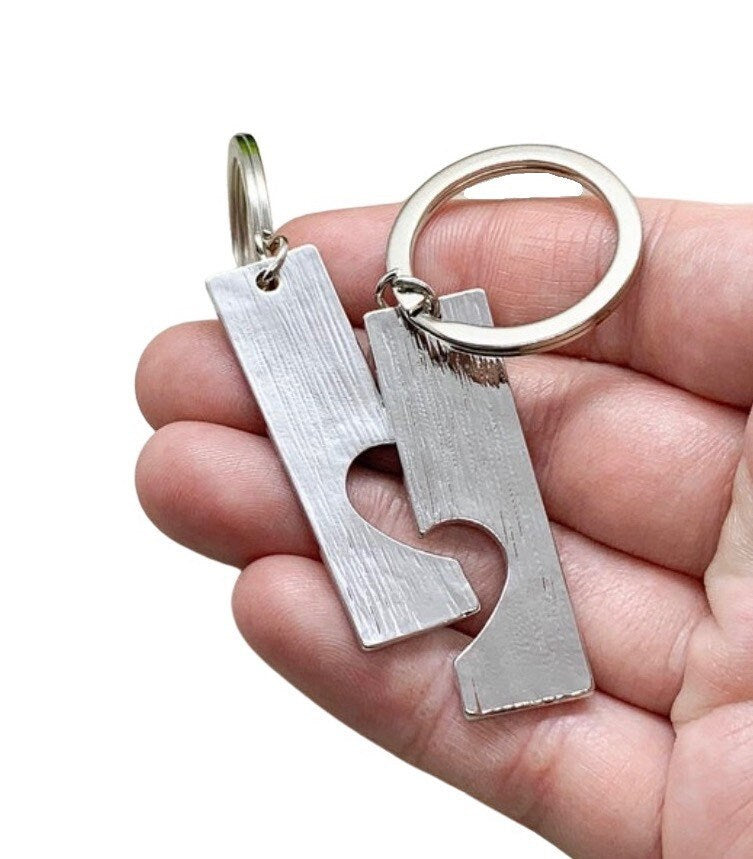 Ensemble de 2 porte-clés assortis « Tu es ma personne », porte-clés cœur entrelacés, cadeaux d'amitié personnalisés, cadeau pour petite amie, cadeau pour sœur