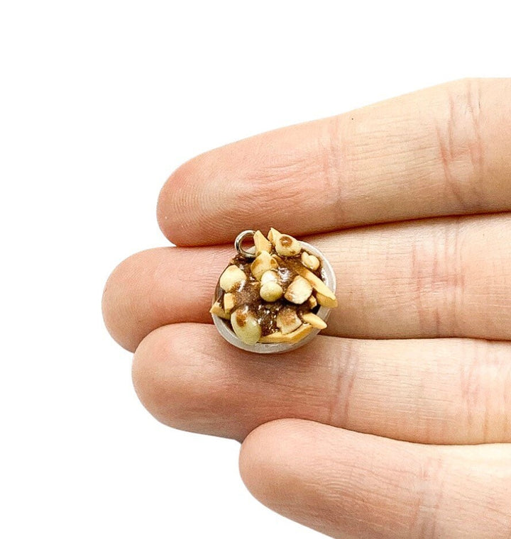 Breloques miniatures sur le thème de la nourriture, bijoux gourmands, sushis, poutine, bacon, brocolis, hot-dogs, pop-corn, salade, crêpes, toast à l'avocat, breloque kawaii, cabochon