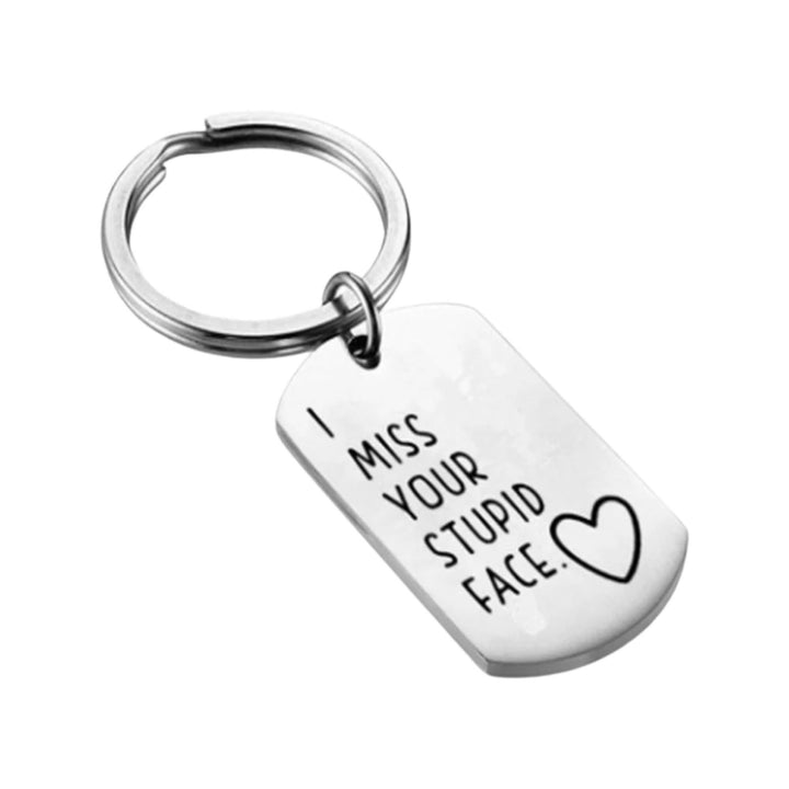 Porte-clés « Ta tête de con me manque », Porte-clés d'amitié drôle, Cadeau pour meilleures amies, Cadeau pour meilleure amie, Cadeau d'anniversaire humoristique pour elle, pour sa sœur