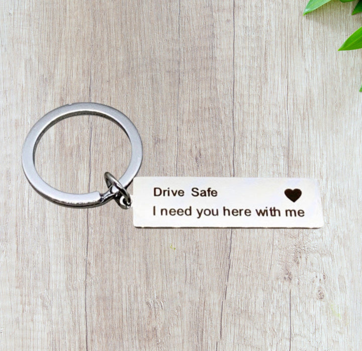 Porte-clés « Conduisez prudemment », Porte-clés conducteur, Porte-clés mari, Cadeau pour lui, Cadeau pour jeune conducteur, Cadeau pour routier, Cadeau pour chauffeur routier, Cadeau pour papa