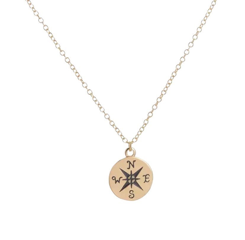 Carte « Peu importe où », Collier boussole, Cadeau personnalisé, Pendentif boussole, Collier d'amitié, Cadeau d'anniversaire pour une amie, Cadeau pour sa meilleure amie