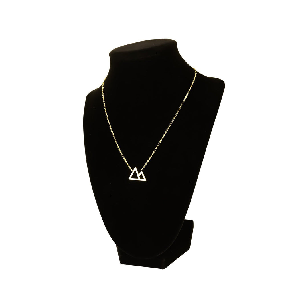 Collier Sommets de Montagne, Bijou de Plein Air, Bijou Délicat, Cadeau de Départ pour une Amie, Collier Minimaliste, Cadeau Aventure, Cadeau de Noël
