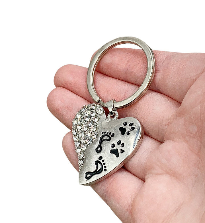 Souvenir pour propriétaire d'animal de compagnie : collier ou porte-clés, cadeau de deuil, cadeau de condoléances pour un propriétaire de chat ou de chien, souvenir commémoratif pour un animal de compagnie.