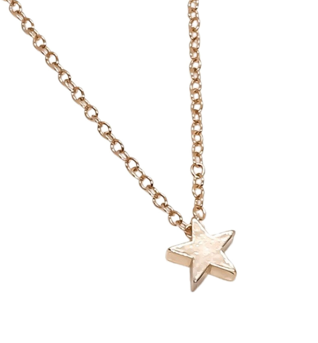 Tiny Star Necklace, Rose Gold, Silver, Gold, Best Friends Are Like Stars