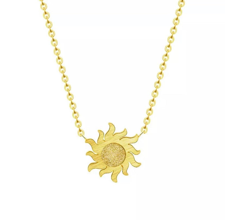 You Are My Sunshine Gift, Dainty Sun Necklace, Sunshine Jewelry, Friendship Necklace, Starburst Pendant, Gift for Girlfriend, Birthday Gift