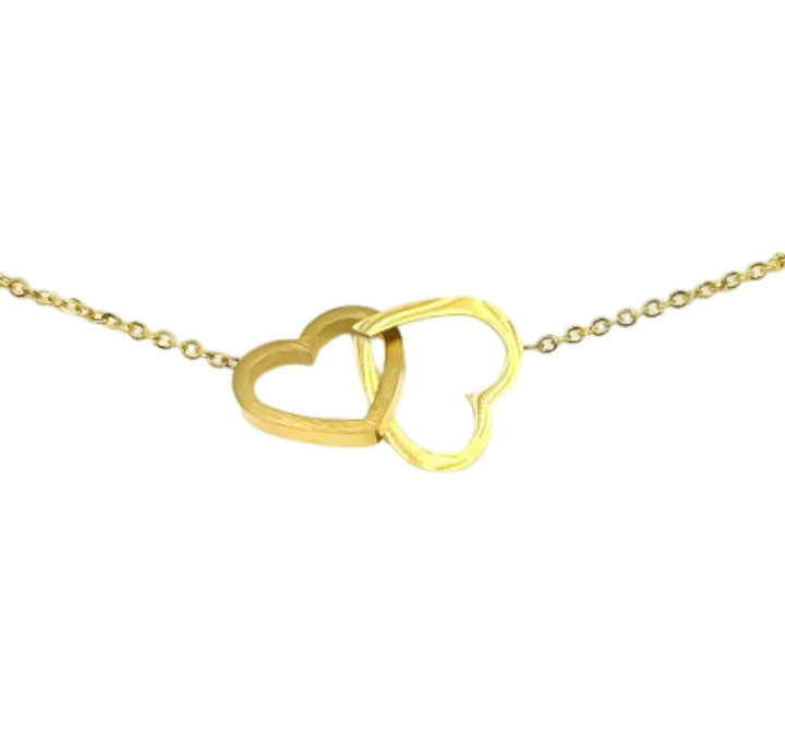 Collier de sœurs avec carte, Collier deux cœurs entrelacés, Collier de sororité, Cadeau d'anniversaire pour sœurs, Collier double cœur, Cadeau de fin d'études