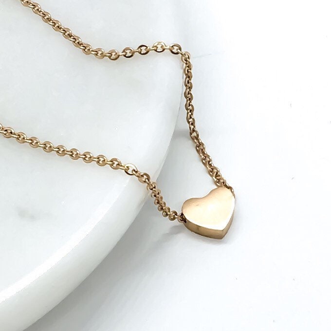 Tu es digne, Collier petit cœur, Paroles de sagesse, Cadeau inspirant, Cadeau pour le bien-être mental, Collier de force, Cadeau d'encouragement
