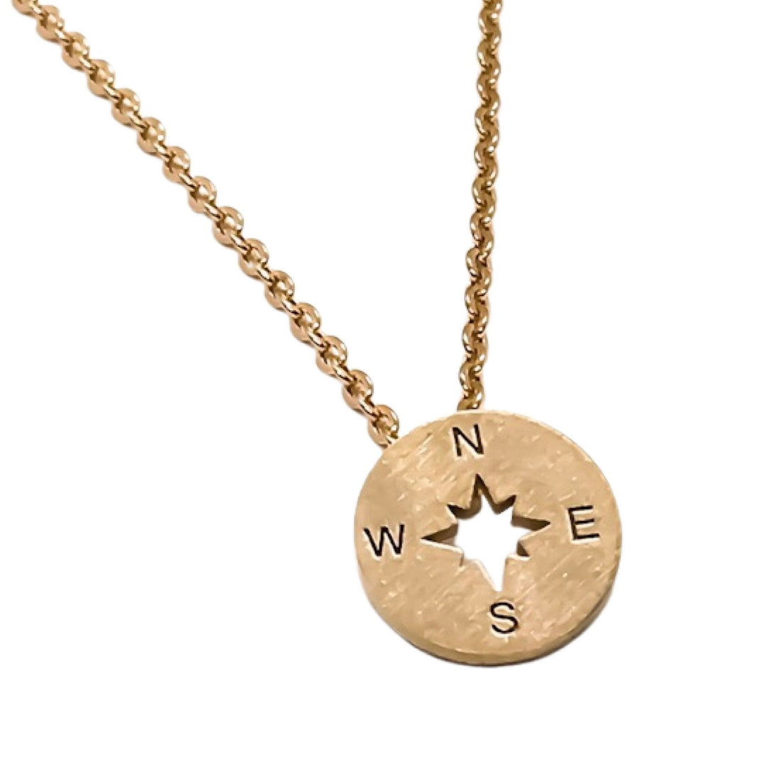 Collier Boussole Mini, Citation « Peu importe où », Collier Meilleures Amies, Cadeau d'Amitié, Cadeau d'Anniversaire d'une Amie, Cadeau pour une Meilleure Amie, Cadeau de Fêtes