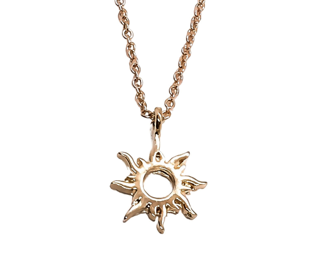 Collier « Tu es mon rayon de soleil », Collier soleil en or rose, Cadeau soleil minimaliste, Collier délicat, Cadeaux pour elle, Anniversaire, Cadeaux pour meilleures amies