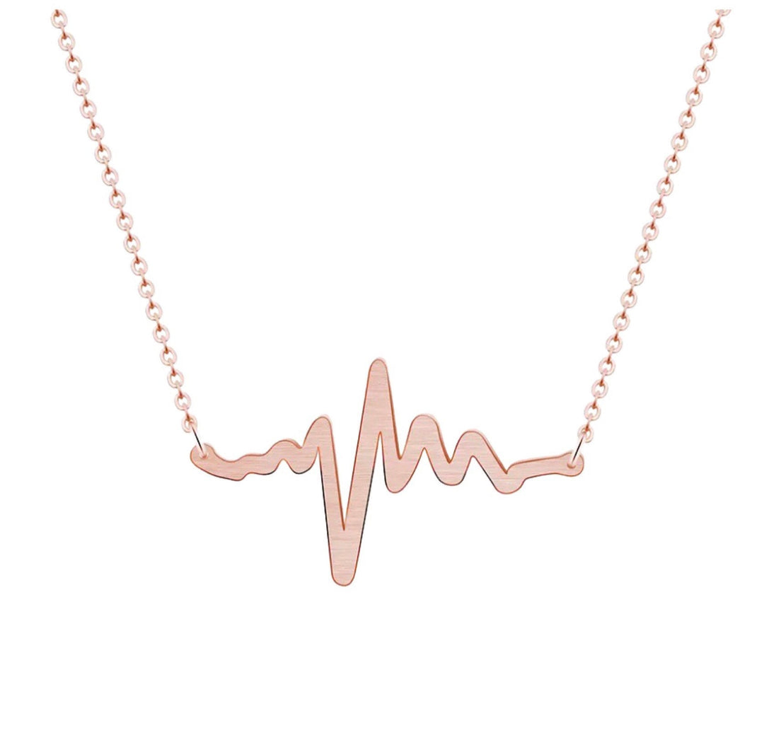 Collier Battements de Cœur, Bijou Anatomie, Collier Infirmière, Bijou Biologie, Cadeau Médecin, Cadeau Étudiant en Médecine, Cadeau de Remerciement Infirmière