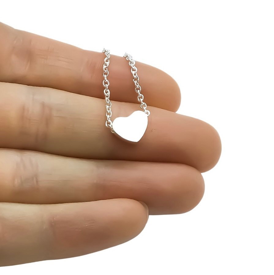 Carte avec citation sur l'amitié véritable, Collier petit cœur, Cadeau simple pour rappeler à son/sa meilleur(e) ami(e), Cadeau pour sa sœur, Je pense à toi