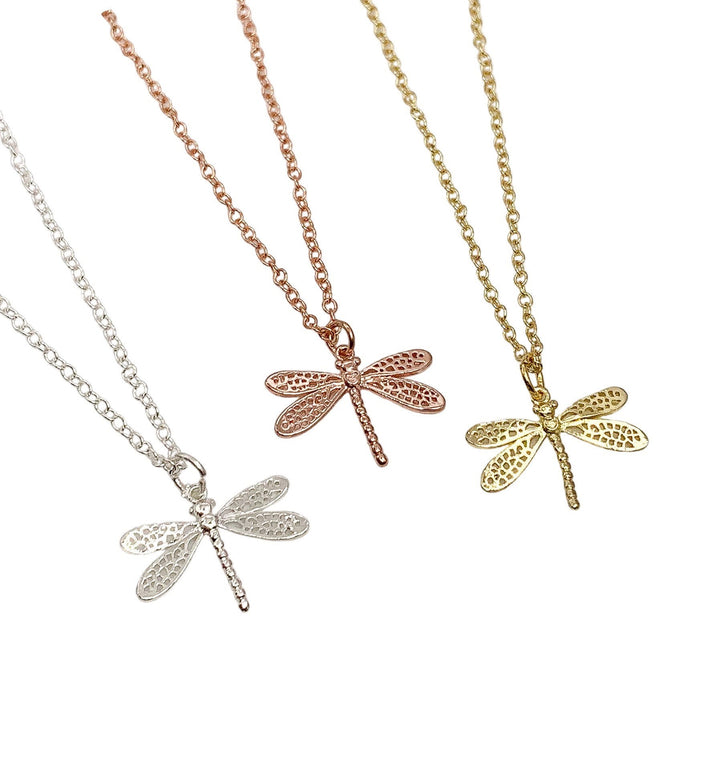 Graduation Card, Dainty Dragonfly Necklace, Personalized Grad Gift for Her, New Beginning Gift, High School Graduate 2026, Holiday Gift