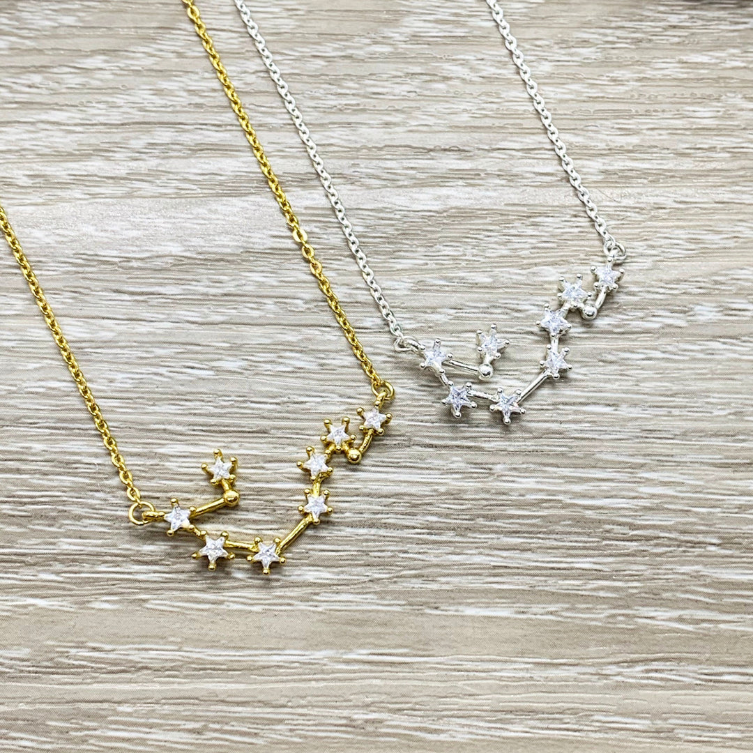 Best Friends Are Like Stars, Studded Star Necklace, Dainty Celestial Jewelry, Best Friends Birthday Gifts, Long-Distance Friendship Gift