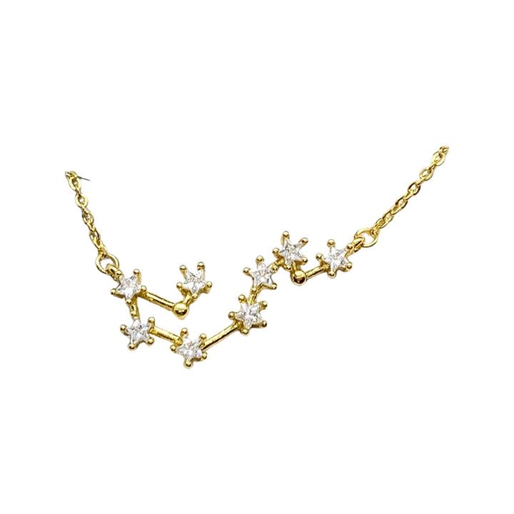 Collier Étoiles Scintillantes, Collier Constellation Orné de Pierres, Bijou Céleste Délicat, Collier Astronomie, Bijou Astrologie, Cadeau pour Elle