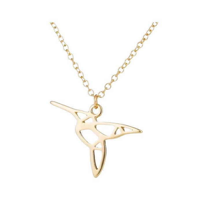 Collier Colibri Mini, Pendentif Colibri, Cadeau pour les amoureux des oiseaux, Bijou Faune Sauvage, Collier Éco-Reine Délicat, Bijou d'Été, Cadeau de Noël