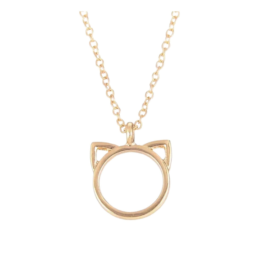 Collier pour amoureux des chats, pendentif oreilles de chat, cadeau pour propriétaire de chat, collier pour passionnée de chats, cadeau pour maman de chat, souvenir de la perte d'un chat, cadeau commémoratif