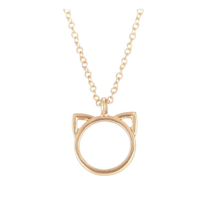 Collier pour amoureux des chats, pendentif oreilles de chat, cadeau pour propriétaire de chat, collier pour passionnée de chats, cadeau pour maman de chat, souvenir de la perte d'un chat, cadeau commémoratif