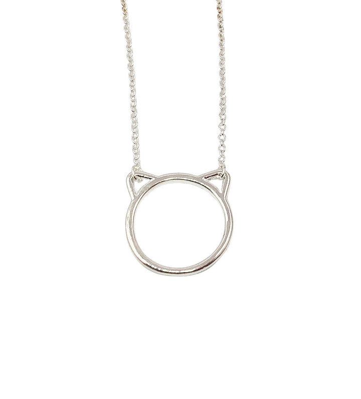 Collier pour amoureux des chats, pendentif oreilles de chat, cadeau pour propriétaire de chat, collier pour passionnée de chats, cadeau pour maman de chat, souvenir de la perte d'un chat, cadeau commémoratif