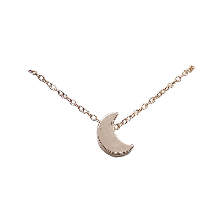 Collier Croissant de Lune, Bijou Lunaire Délicat, Pendentif Lune Mini, Collier Minimaliste, Bijou Céleste, Cadeau d'Anniversaire pour Elle