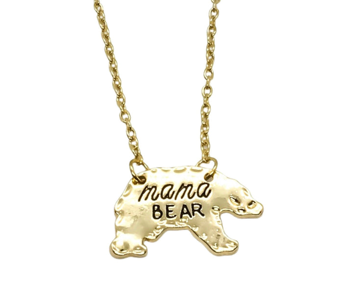 Collier Maman Ours en Or, Cadeau pour Nouvelle Maman, Collier de Maternité, Bijou Maman, Cadeau sentimental pour Maman, Cadeau de Naissance, Post-partum