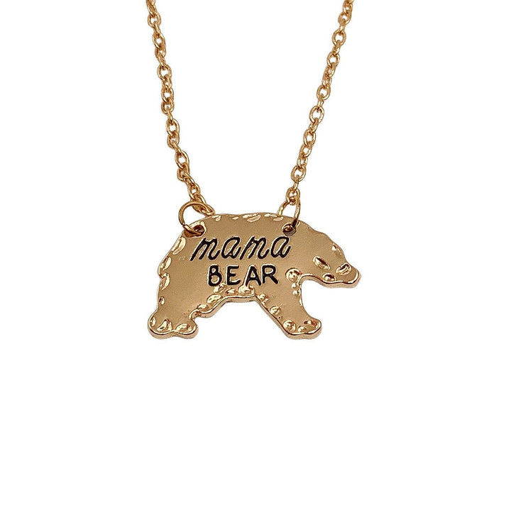 Collier Maman Ours en Or, Cadeau pour Nouvelle Maman, Collier de Maternité, Bijou Maman, Cadeau sentimental pour Maman, Cadeau de Naissance, Post-partum