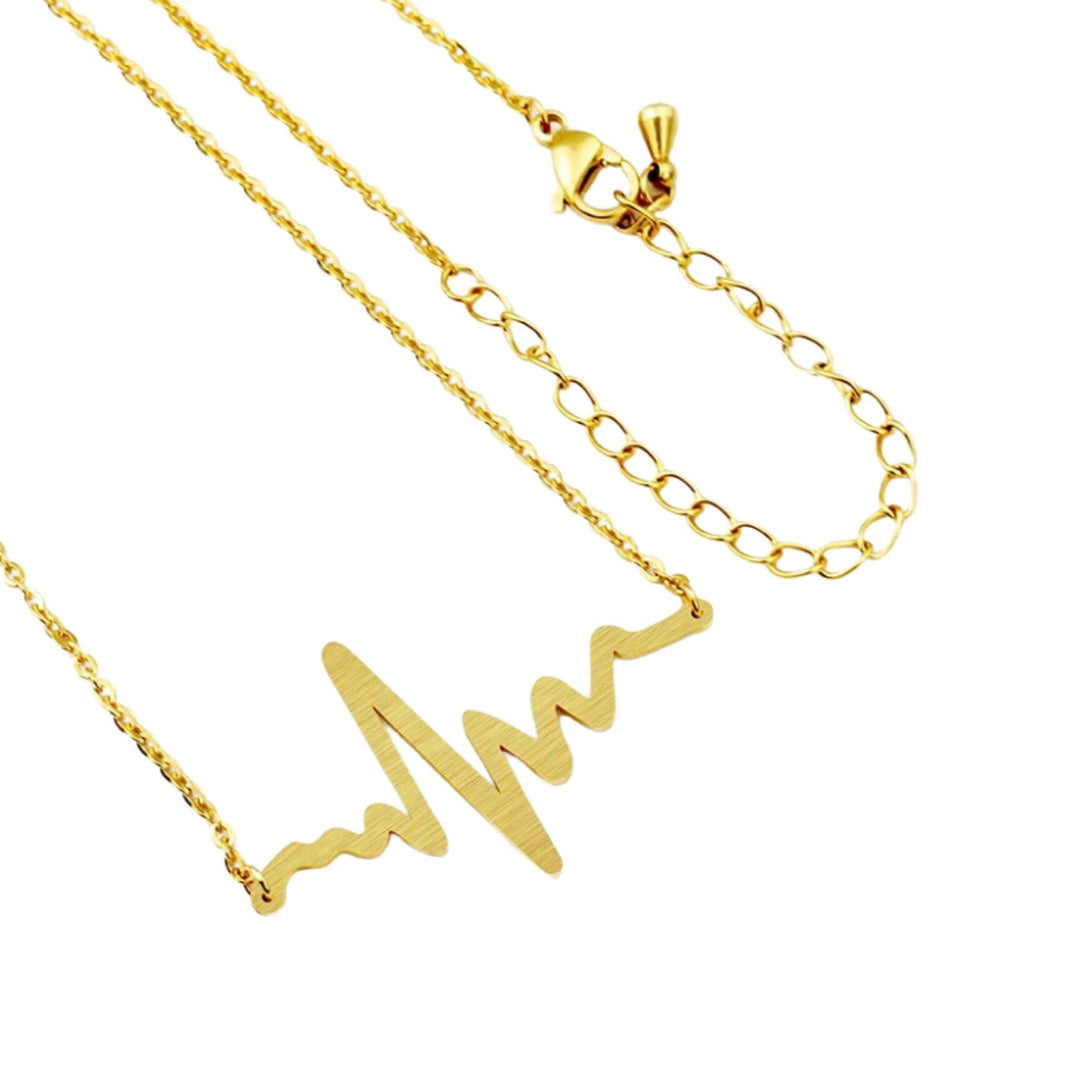 Collier Battements de Cœur, Bijou Anatomie, Collier Infirmière, Bijou Biologie, Cadeau Médecin, Cadeau Étudiant en Médecine, Cadeau de Remerciement Infirmière