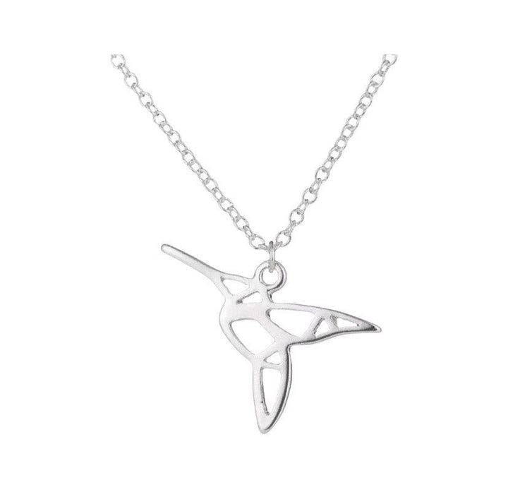 Collier Colibri Mini, Pendentif Colibri, Cadeau pour les amoureux des oiseaux, Bijou Faune Sauvage, Collier Éco-Reine Délicat, Bijou d'Été, Cadeau de Noël