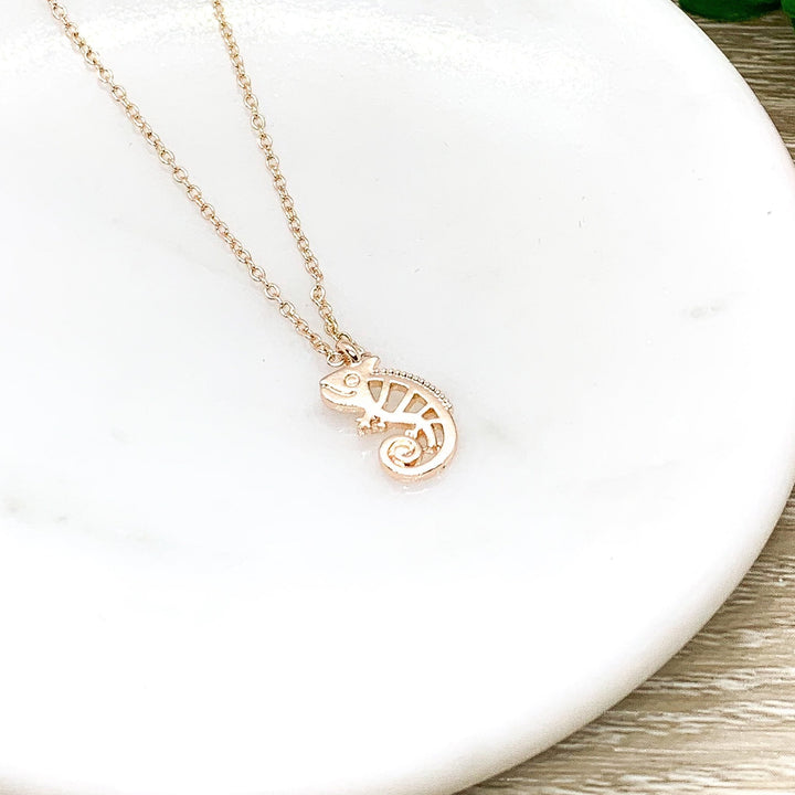 Collier caméléon, collier lézard miniature, collier iguane, collier gecko, collier reptile, bijoux animaux, bijoux faune sauvage, cadeau de Noël