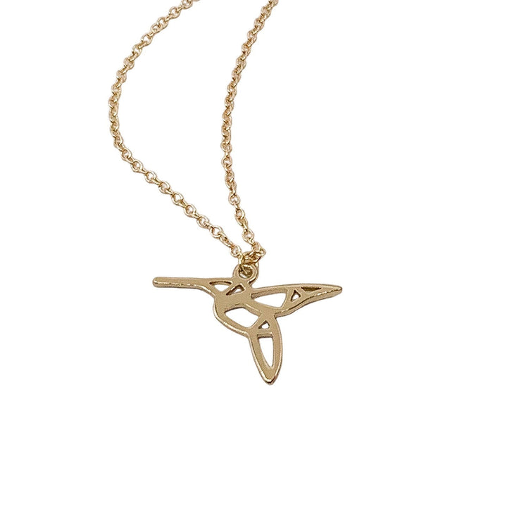 Collier Colibri Mini, Pendentif Colibri, Cadeau pour les amoureux des oiseaux, Bijou Faune Sauvage, Collier Éco-Reine Délicat, Bijou d'Été, Cadeau de Noël