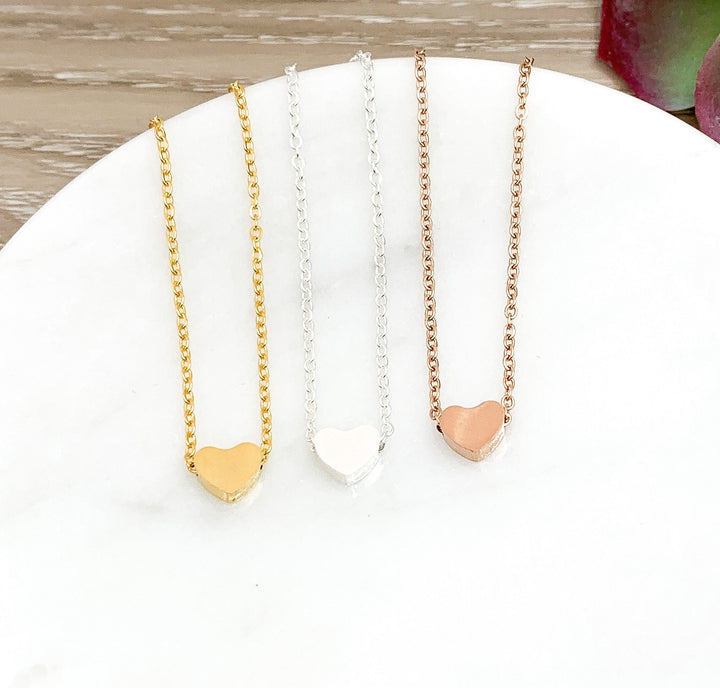 Carte « Tu fais sourire mon cœur », Collier petit cœur, Collier féminin, Cadeau romantique pour votre copine, Cadeau de votre copain, Cadeau de votre mari