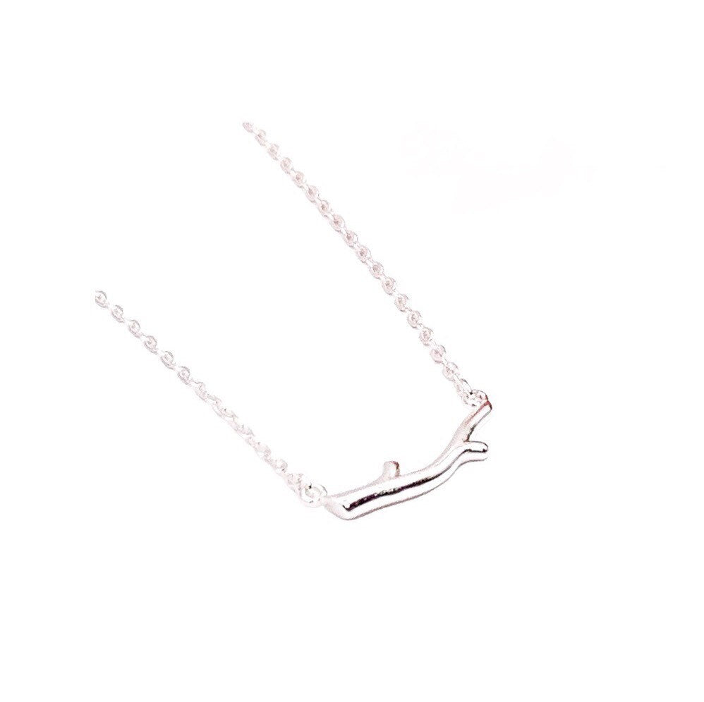 Collier Branche Délicate, Bijou Sœurs, Citation « Branches du Même Arbre », Cadeau pour Sœur, Bijou Minimaliste, Collier Nature