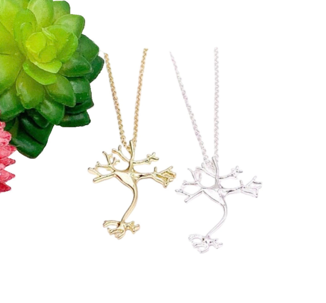 Votre seule limite, c'est votre esprit. Collier Neurone, Pendentif Cellule Nerveuse, Bijou Anatomie, Cadeau pour Scientifique, Collier Biologie, Cadeau pour Étudiant en Médecine