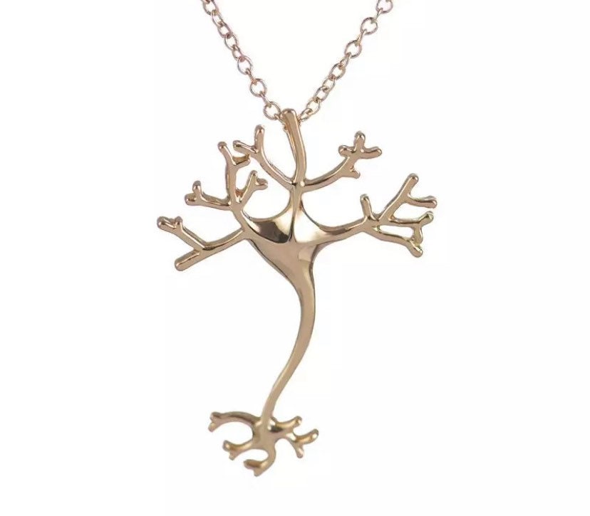 Votre seule limite, c'est votre esprit. Collier Neurone, Pendentif Cellule Nerveuse, Bijou Anatomie, Cadeau pour Scientifique, Collier Biologie, Cadeau pour Étudiant en Médecine