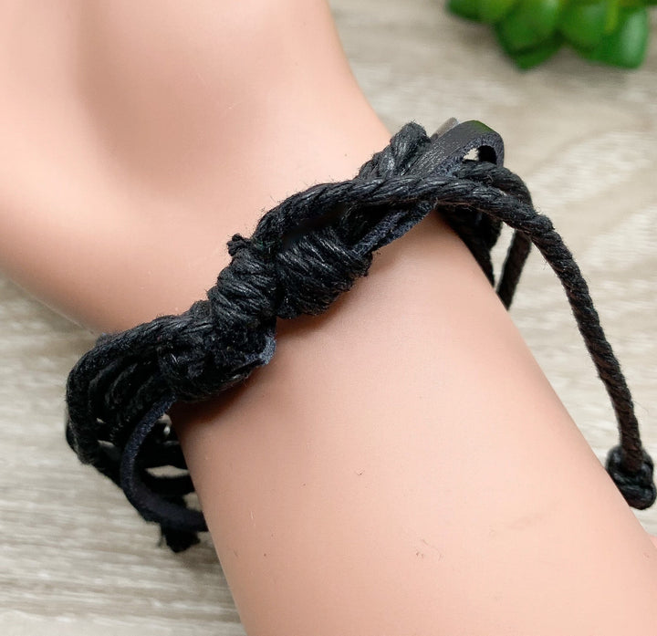 Bracelet enroulé multicouche, bracelet marron à plusieurs rangs pour hommes et femmes, base de bracelet à breloques multi-rangs, bijoux unisexes, fournitures pour la création de bijoux.