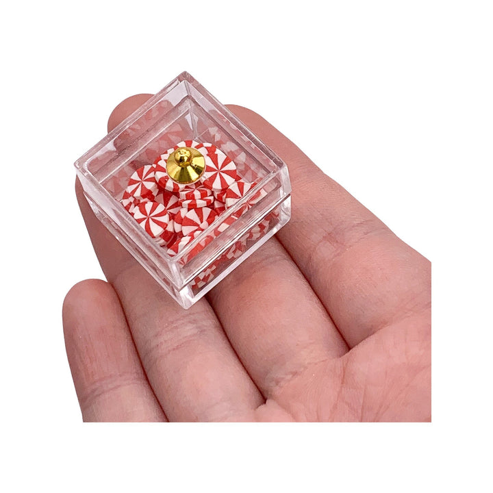 Miniature Candy Shop Supplies | Dollhouse Minis | Tiny Lollipops | Mini Gummy Bears | Cabochon Sweet Candies Charms | Clear Candy Jar