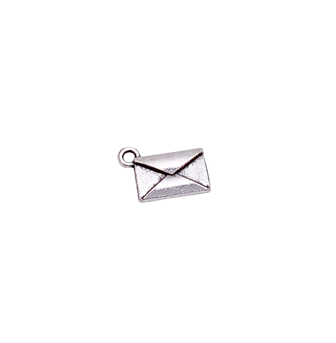 Breloque Petite Enveloppe, Breloques Postale, Breloques Individuelles, Breloques de Bureau, Breloque Lettre d'Amour, Cadeau pour Travailleur Indépendant, Bijoux à Faire Soi-même