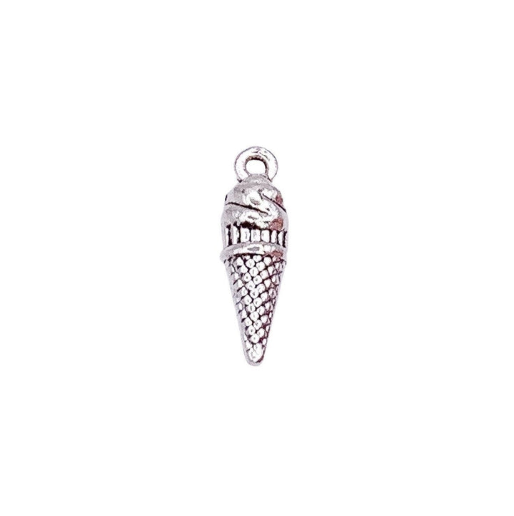 Breloque cornet de glace, Breloques individuelles sur le thème de la nourriture, Breloques glace, Breloques été, Breloques gourmandises, Breloques pour les amoureux des sucreries, Bijoux à faire soi-même