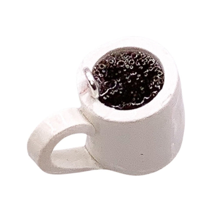 Ensemble de breloques sur le thème du café, breloques tasses à café, mini-tasse à café, breloques grains de café individuelles, cadeau pour les amateurs de café, breloques barista, bijoux à faire soi-même