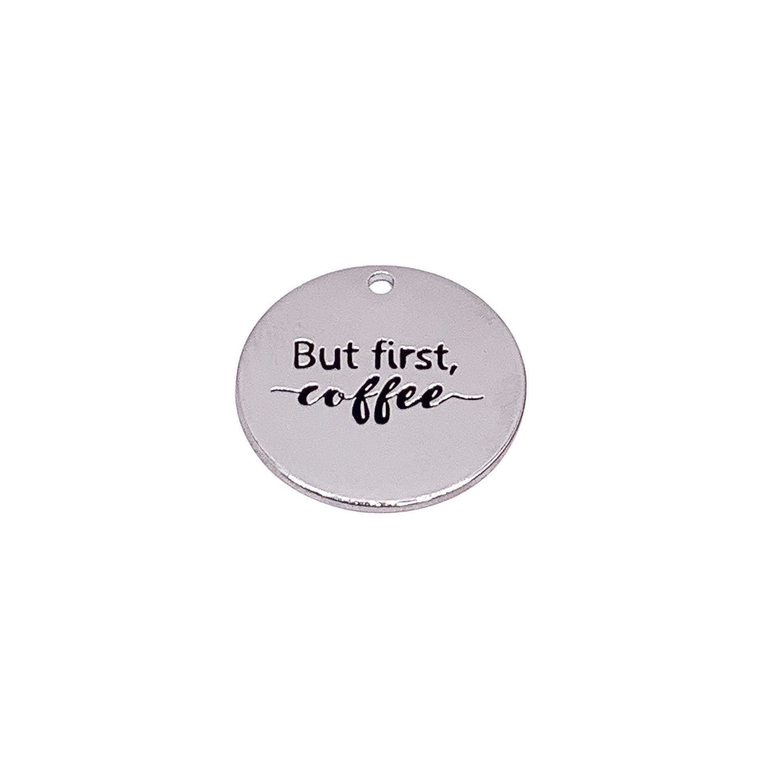 1 Breloque Café, « Le café est toujours une bonne idée », Breloques individuelles, Breloques avec citation gourmande, Cadeau pour les amateurs de café, Breloque barista, Bijoux à faire soi-même