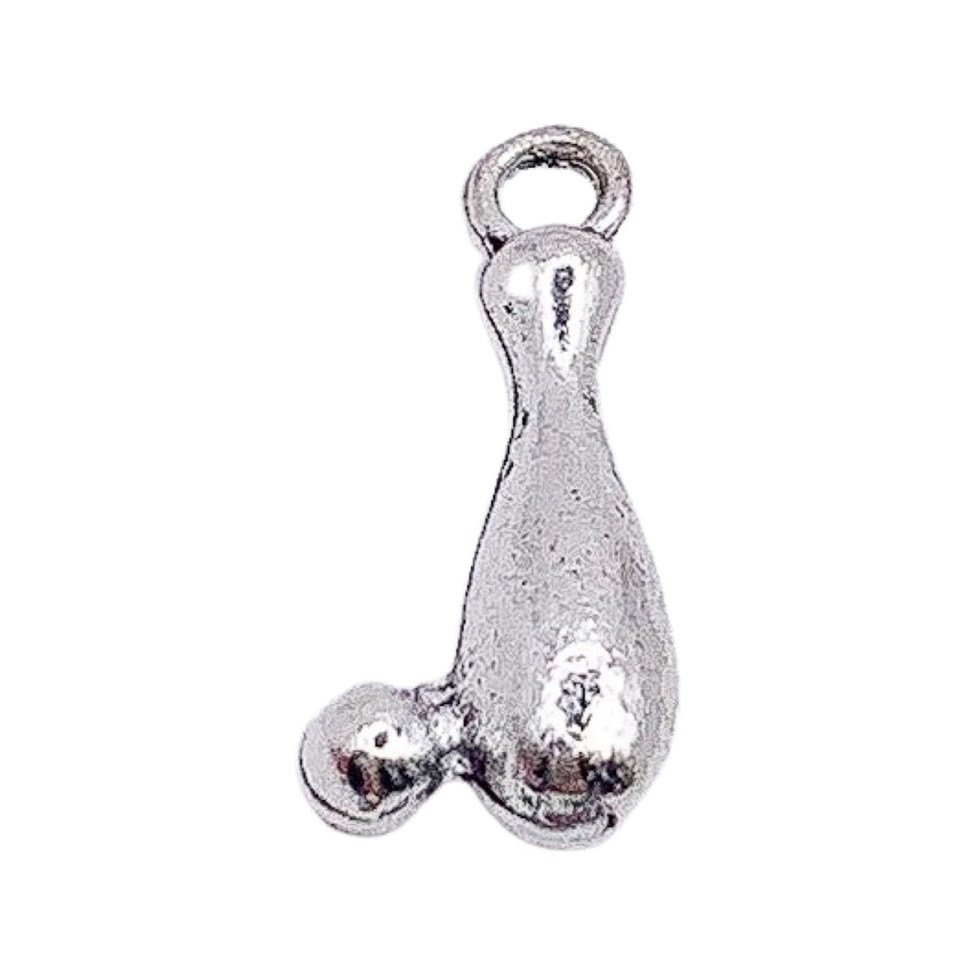 1 Breloque Bowling, Breloques Quilles de Bowling, Breloques individuelles, Breloque Boule de Bowling, Cadeau pour Joueur de Bowling, Breloques de Jeu, Éléments de Création de Bijoux