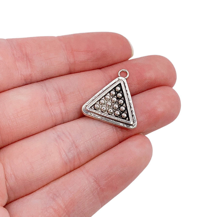Breloque boules de billard, breloque table de billard, breloque triangle de billard, breloques individuelles, cadeau pour joueur de billard, breloques de jeu, apprêts pour bijoux