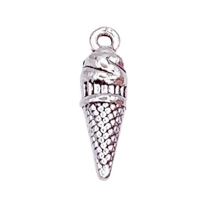 Breloque cornet de glace, Breloques individuelles sur le thème de la nourriture, Breloques glace, Breloques été, Breloques gourmandises, Breloques pour les amoureux des sucreries, Bijoux à faire soi-même
