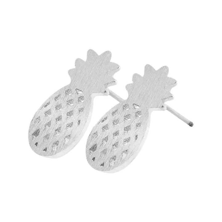 Boucles d'oreilles ananas, boucles d'oreilles tropicales, bijoux fruits, boucles d'oreilles minimalistes plage, bijoux gourmands, boucles d'oreilles bohèmes, cadeau pour mariage